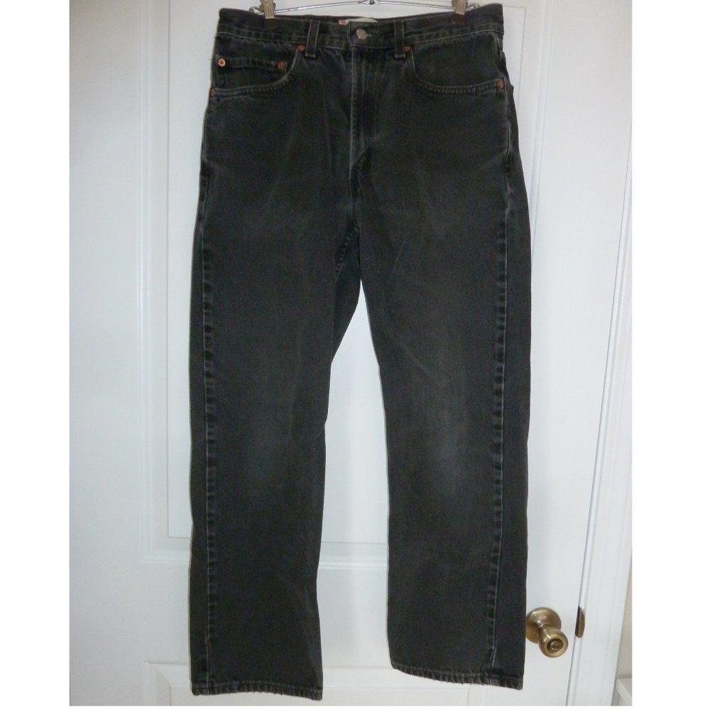 Vintage Levis 505 Black Jeans, Mens 32